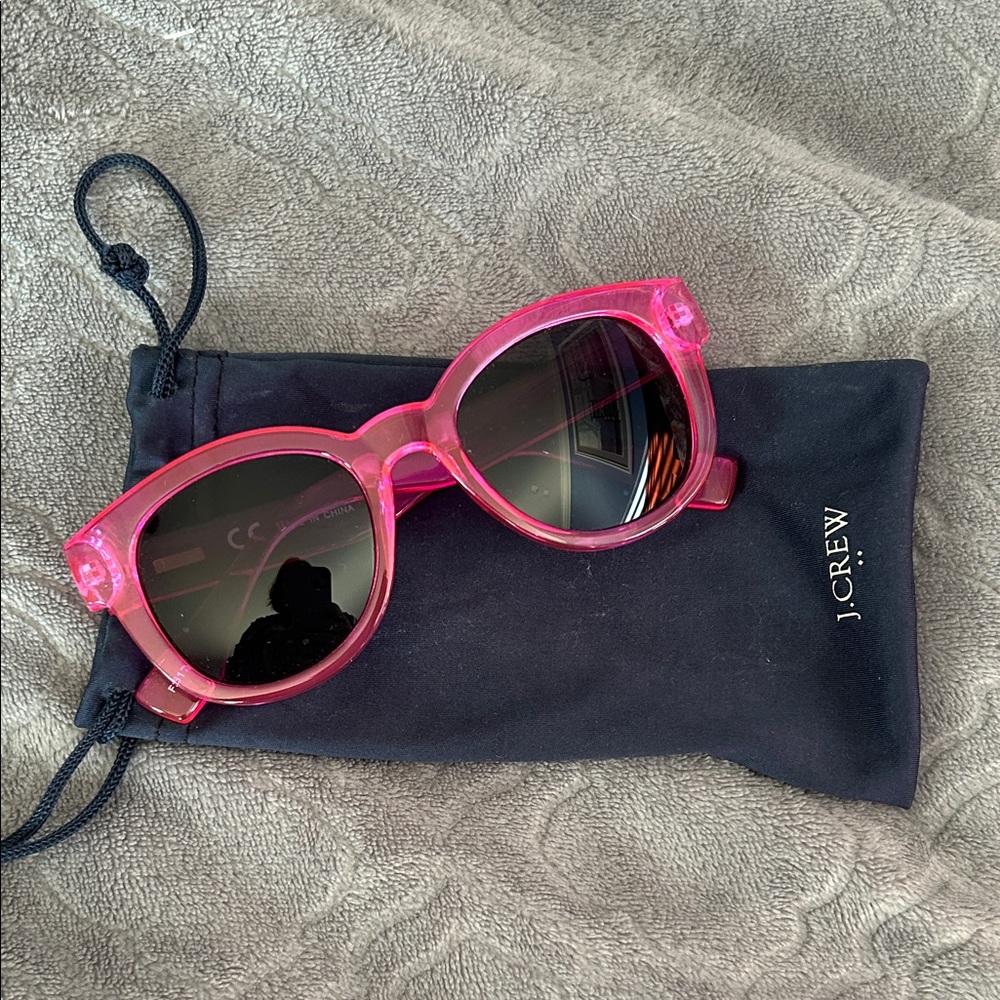J. Crew Vibrant Pink Sunglasses